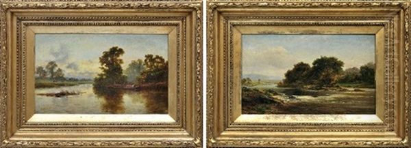 Lake District Scene (+ Lake District With Boat Scene; 2 Works) - view 1