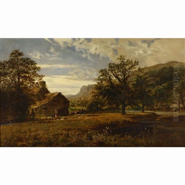 A Wooded Rier Landscape - view 1
