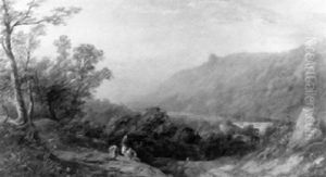The Valley At The Wy by Robert Gallon