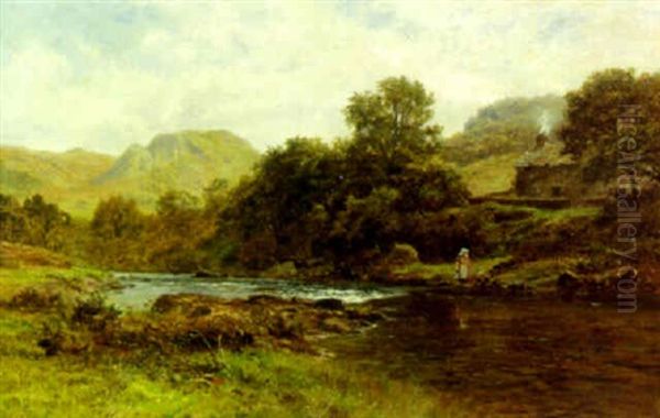 A Still Pool On The Lledr, North Wales - view 1