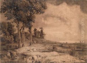 Teichlandschaft by Jules-Charles Aviat