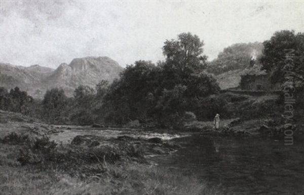 Mother And Child On The Lledr - view 1