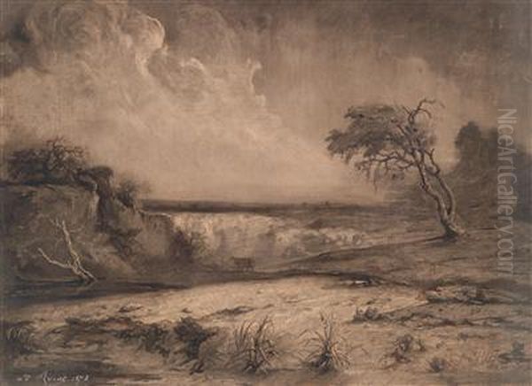 Landschaft An Einemwasserfall - view 1