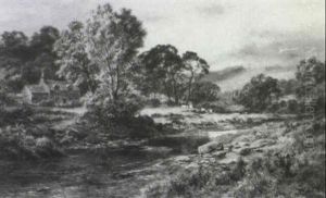 In A Welsh Valley by Robert Gallon