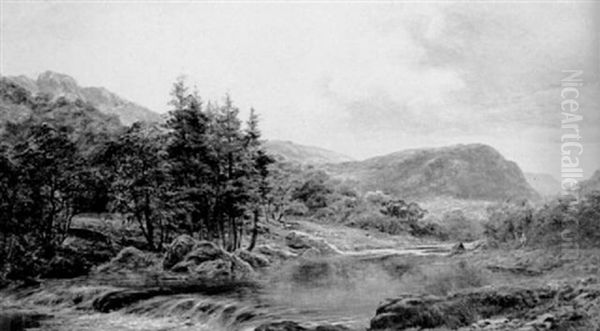 A River Pool, North Wales - view 1