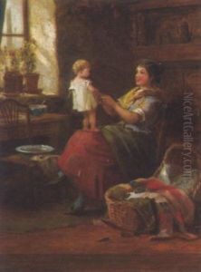 Die Junge Mutter by Robert Samuel Louis Gallon