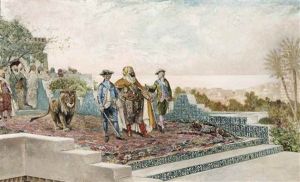 The Sultan's Arrival by Baldomero Galofre Y Gimenez