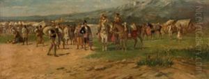 Romeria by Baldomero Galofre Y Gimenez