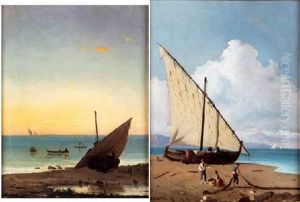 Marina (+ Another; Pair) by Baldomero Galofre Y Gimenez