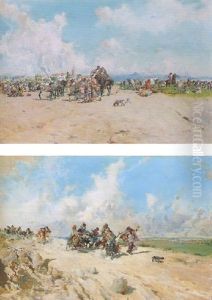 Dia De Fiesta by Baldomero Galofre Y Gimenez