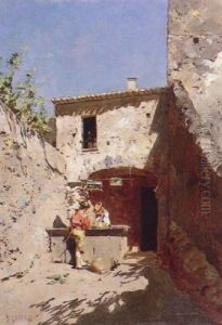 Closing The Deal by Baldomero Galofre Y Gimenez