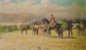 The Country Fair by Baldomero Galofre Y Gimenez