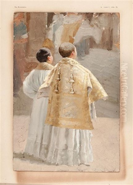 Monaguillos Y Obispo (2 Works) - view 1