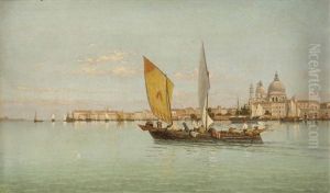 Fischerboot Vor Venedig by Pietro Galter