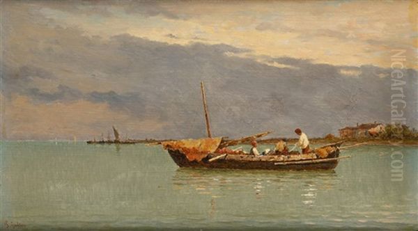 Pecheurs Sur La Lagune De Venise - view 1