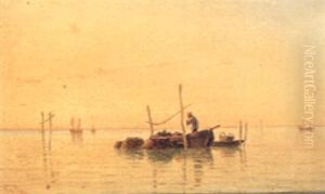 A Fisherman On A Venetian Lagoon