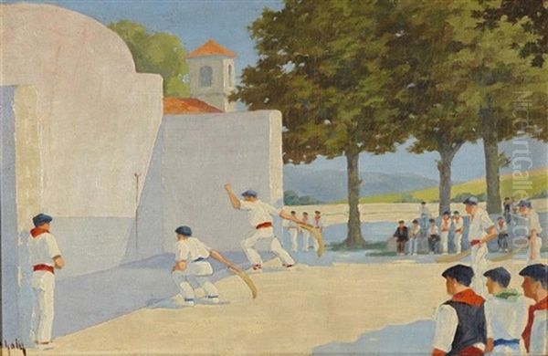 Pelotari Au Fronton - view 1