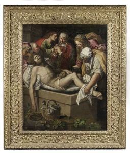 The Entombment Of Christ by Lattanzio Gambara