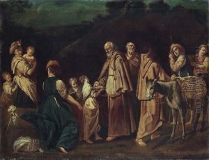 Eier Sammelnde Monche Eier Sammelnde Monche