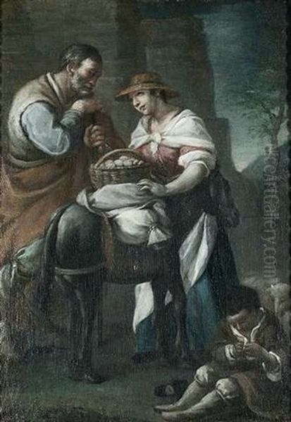 Die Eierverkauferin. Allegorie Der Wollust - view 1