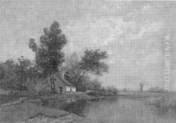 Sommerlandschaft Am Fluslauf - view 1