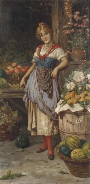 The Venetian Vegetable Seller - view 1