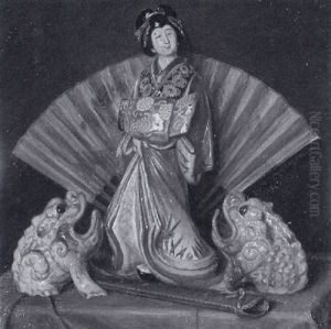 Stilleben Mit Geisha, Facher U. A.