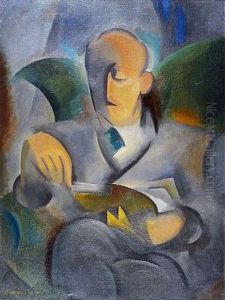 La Lecture by Jean-Louis Gampert