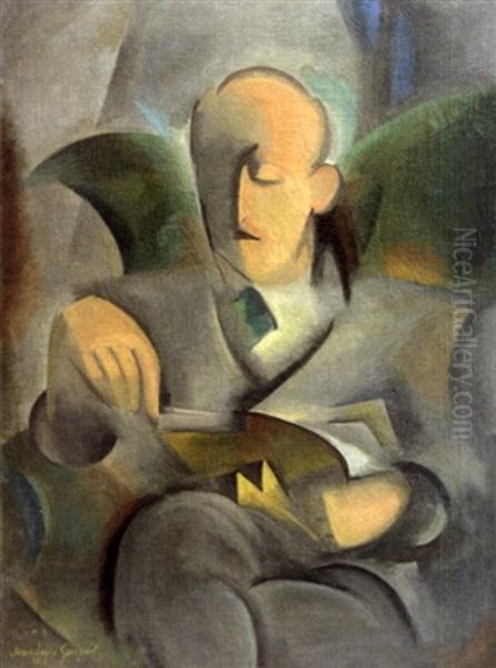 Portrait D'homme Au Livre - view 1