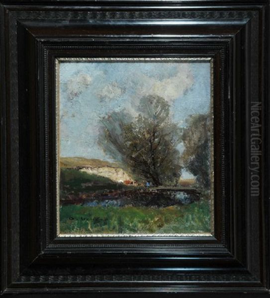 Dachauer Landschaft Mit Weiher - view 1