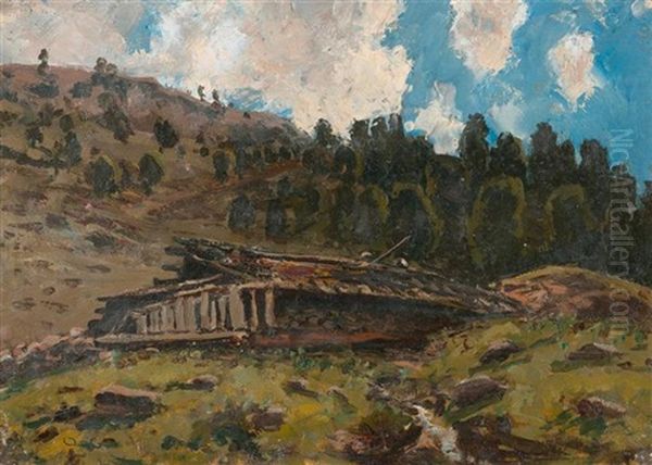 Scheune In Berglandschaft - view 1