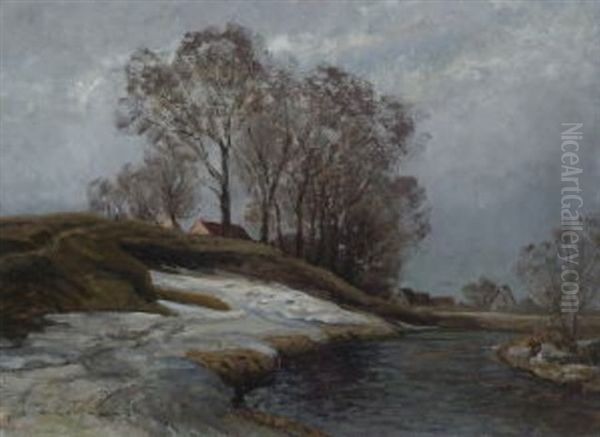 Flusslandschaft Im Vorfruhling - view 1