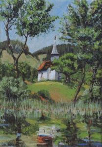 Sommerliche Teichlandschaft