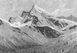 Alpenlandschaft Im Vorfruhling by Otto Gampert