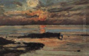 Sonnenuntergang by Otto Gampert