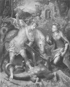 Saint George And The Dragon by Giorgio Gandini