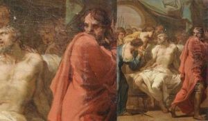 La Mort De Caton (study)