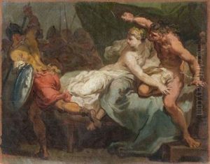 Samson Et Dalila (study) by Gaetano Gandolfi