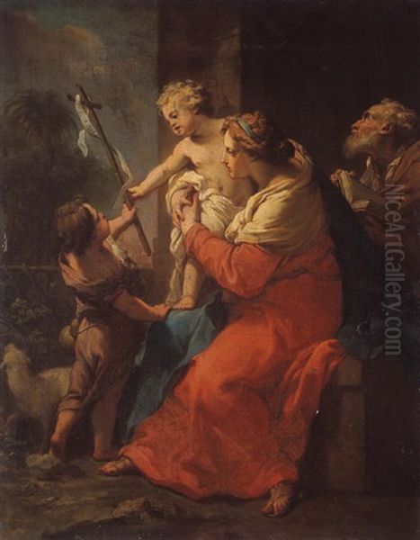 The Holy Family With Saint John The Baptist - view 1