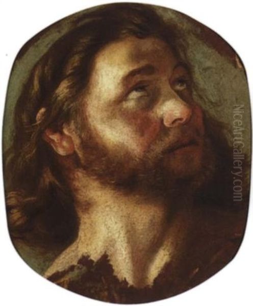 A Study Of The Head Of A Bearded Man (saint John ?) - view 1