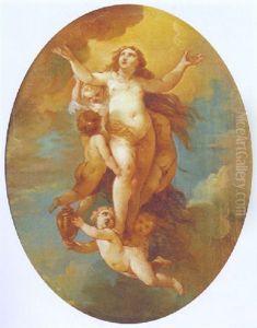 The Magdalen In Glory by Gaetano Gandolfi