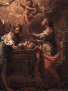 Allegory Of The Sacrament Of Baptism by Gaetano Gandolfi