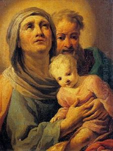 Sainte Anne, Saint Joachim Et L'enfant Jesus