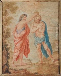 Battesimo Di Cristo by Ubaldo Gandolfi