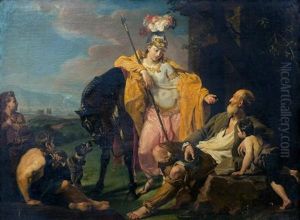 Herminie Chez Les Bergers by Ubaldo Gandolfi