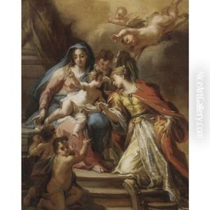 The Mystic Marriage Of Saint Catherine by Ubaldo Gandolfi