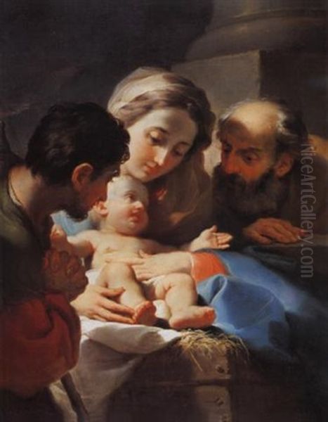 Sacra Famiglia Con Un Pastore - view 1
