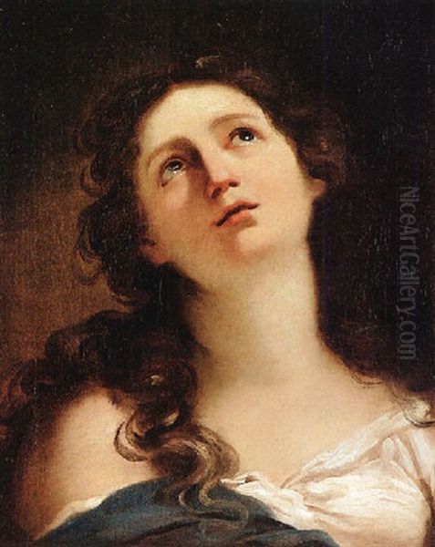 A Study Of A Young Woman, Head And Shoulders, (mary Magdalene?) - view 1