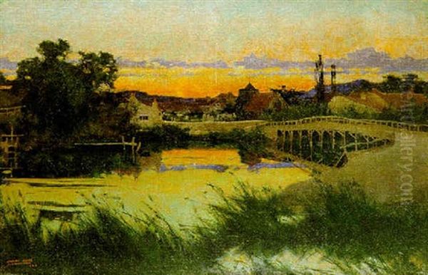 Paisaje Con Puente - view 1