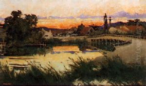 View Of Sonning On Thames by Herbert Gandy